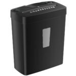 Commercial Cross-Cut Shredder 5Sheet Capacity Desktop Electric Model for Office Home Security Paper Shredder