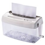 Manual Mini Hand Shredder Home Tabletop Paper